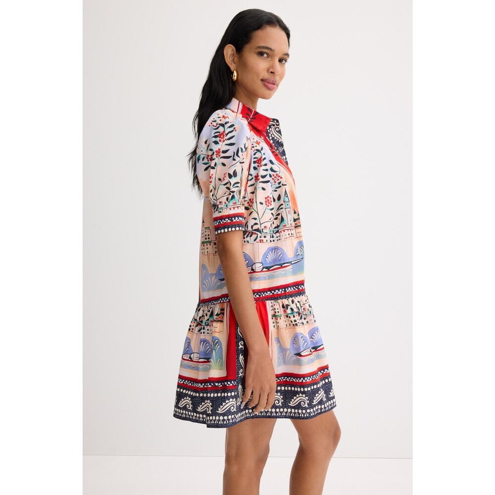 Hunter Bell Leslie Dress in Coastal Village XS - Picture 5 of 11